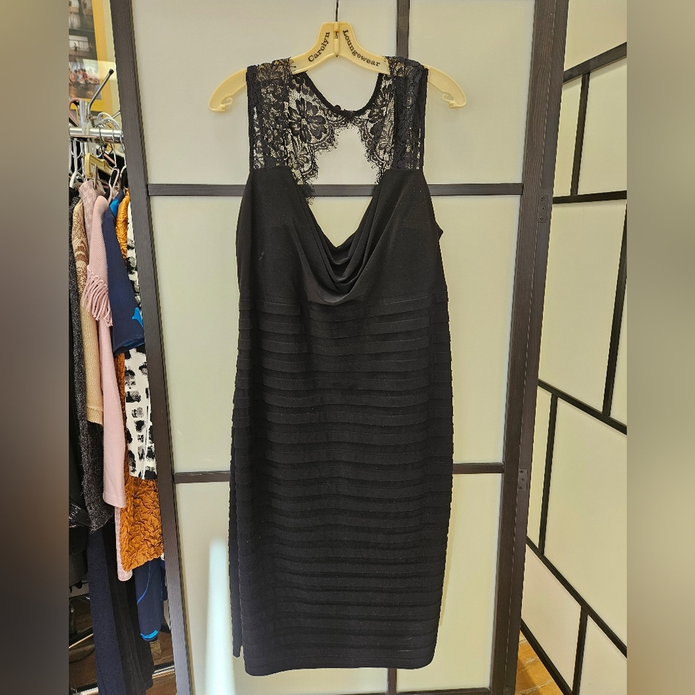 Michelle Antoni Collection black lace dress